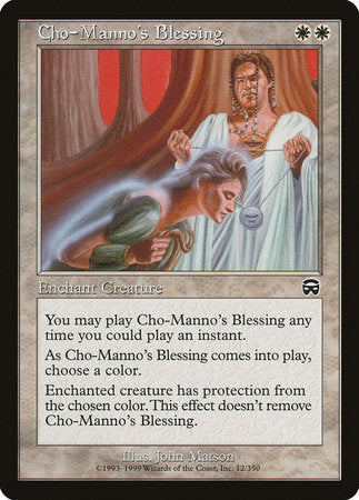 Cho-Manno's Blessing [Mercadian Masques] | Tabernacle Games