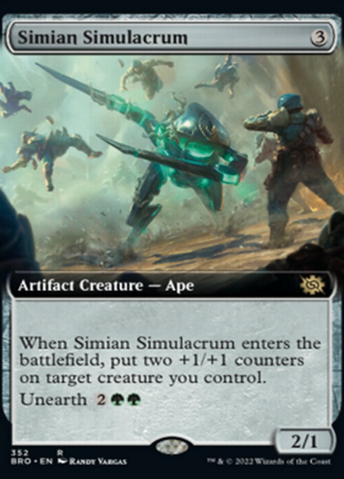 Simian Simulacrum (Extended Art) [The Brothers' War] | Tabernacle Games