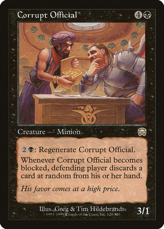 Corrupt Official [Mercadian Masques] | Tabernacle Games