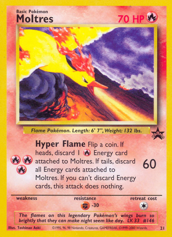 Moltres (21) [Wizards of the Coast: Black Star Promos] | Tabernacle Games