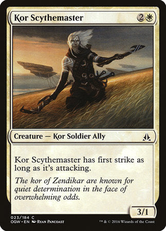 Kor Scythemaster [Oath of the Gatewatch] | Tabernacle Games