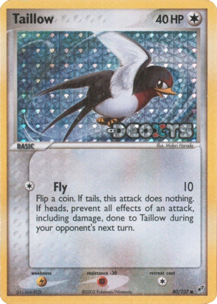 Taillow (80/107) (Stamped) [EX: Deoxys] | Tabernacle Games