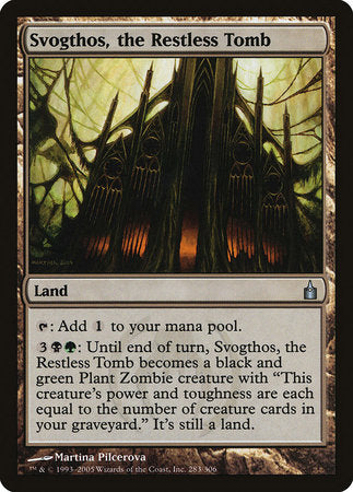 Svogthos, the Restless Tomb [Ravnica: City of Guilds] | Tabernacle Games