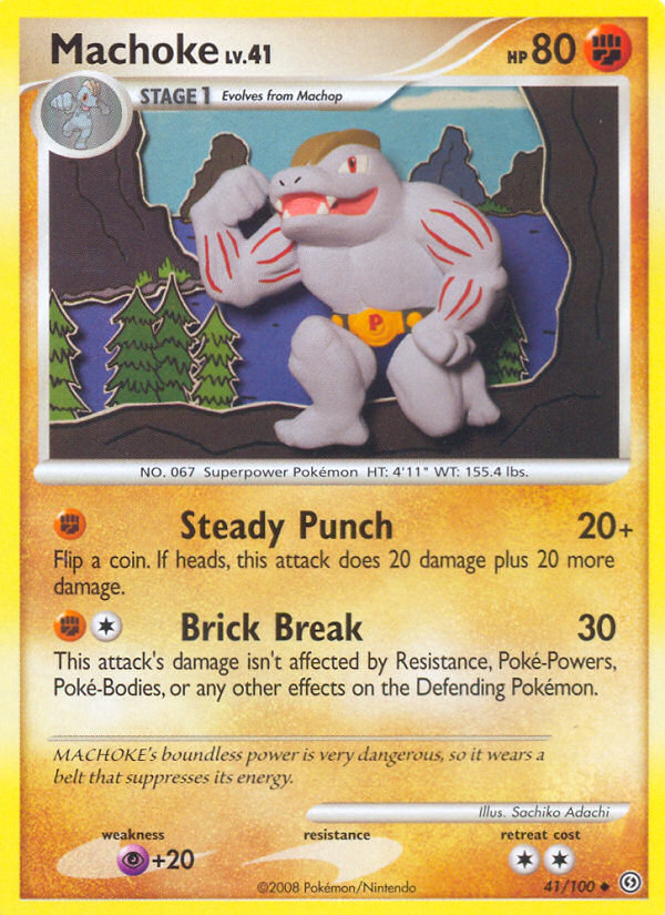 Machoke (41/100) [Diamond & Pearl: Stormfront] | Tabernacle Games