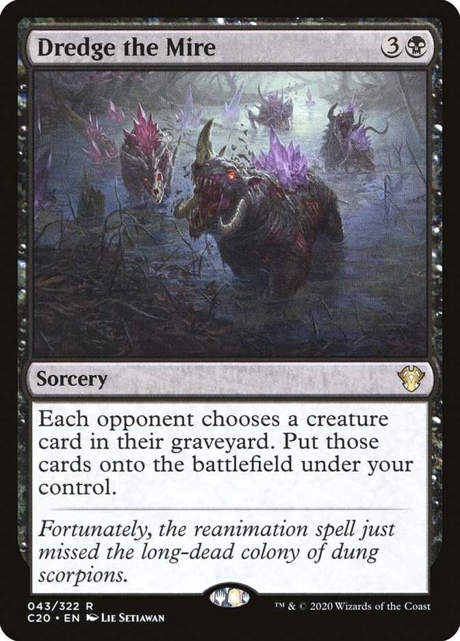 Dredge the Mire [Commander 2020] | Tabernacle Games