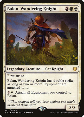 Balan, Wandering Knight [Commander 2017] | Tabernacle Games