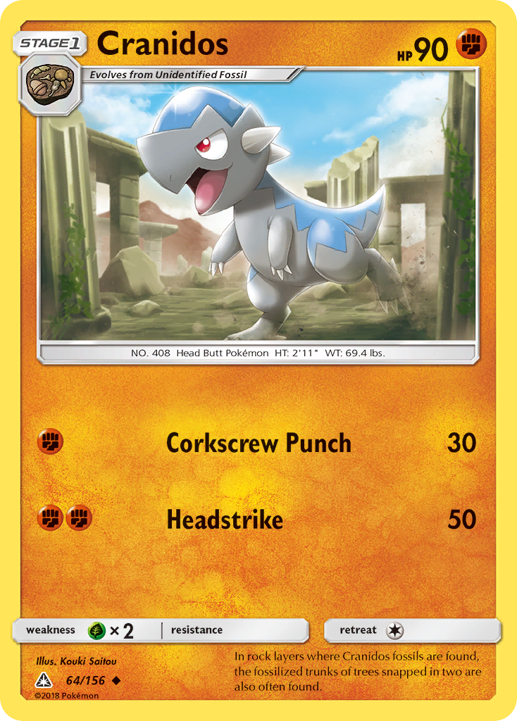 Cranidos (64/156) [Sun & Moon: Ultra Prism] | Tabernacle Games