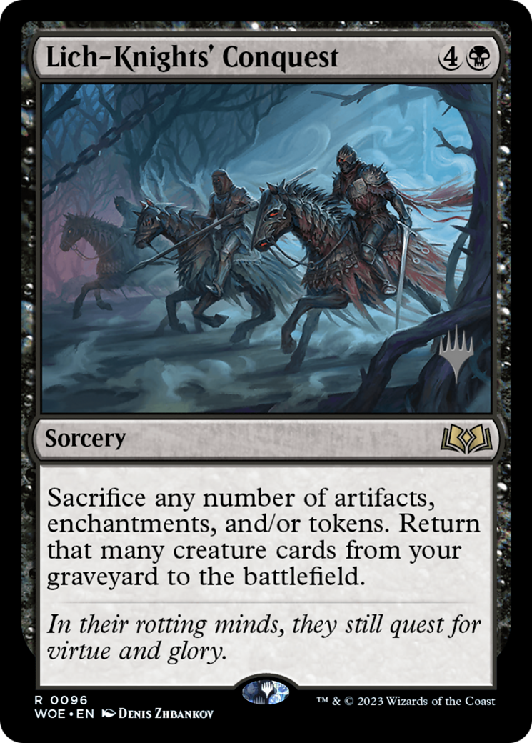 Lich-Knights' Conquest (Promo Pack) [Wilds of Eldraine Promos] | Tabernacle Games