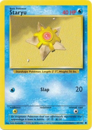 Staryu (65/102) [Base Set Unlimited] | Tabernacle Games