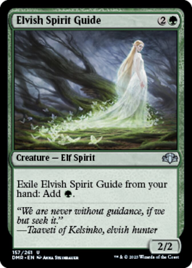 Elvish Spirit Guide [Dominaria Remastered] | Tabernacle Games