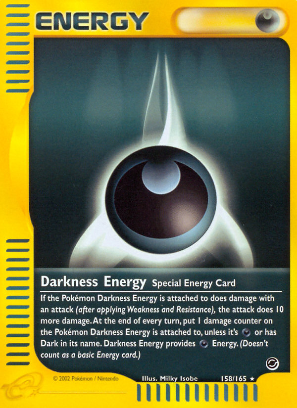 Darkness Energy (158/165) [Expedition: Base Set] | Tabernacle Games