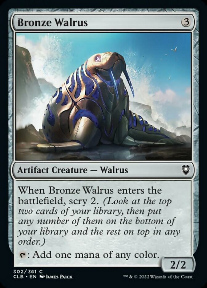 Bronze Walrus [Commander Legends: Battle for Baldur's Gate] | Tabernacle Games