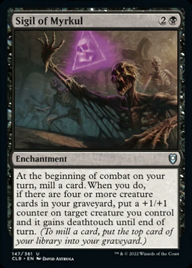 Sigil of Myrkul [Commander Legends: Battle for Baldur's Gate] | Tabernacle Games