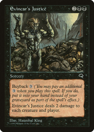 Evincar's Justice [Tempest] | Tabernacle Games
