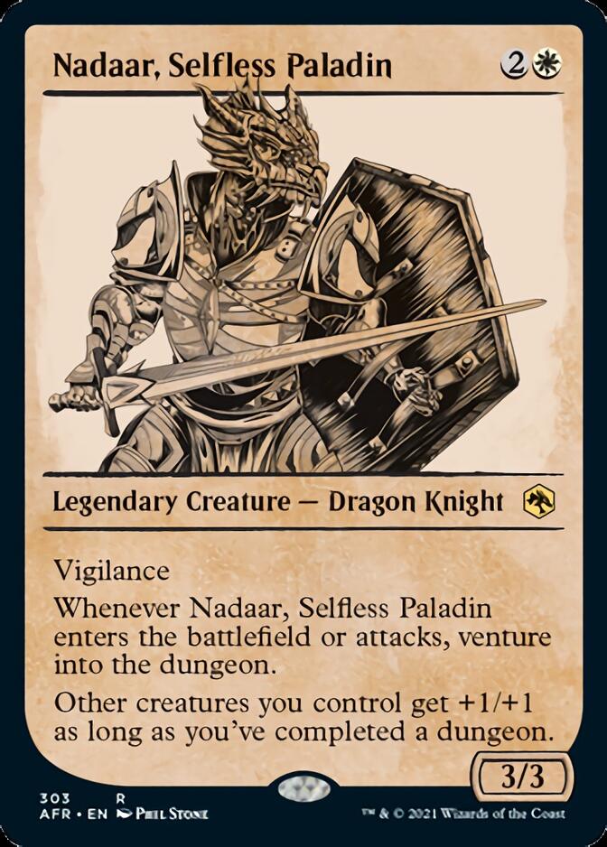 Nadaar, Selfless Paladin (Showcase) [Dungeons & Dragons: Adventures in the Forgotten Realms] | Tabernacle Games