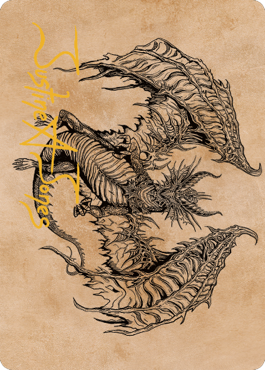 Ganax, Astral Hunter Art Card (Gold-Stamped Signature) [Commander Legends: Battle for Baldur's Gate Art Series] | Tabernacle Games