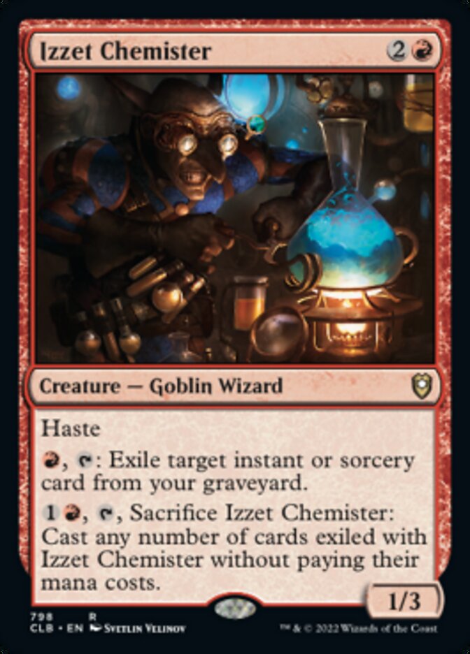 Izzet Chemister [Commander Legends: Battle for Baldur's Gate] | Tabernacle Games