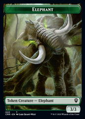 Elephant // Soldier Token [Commander Legends Tokens] | Tabernacle Games