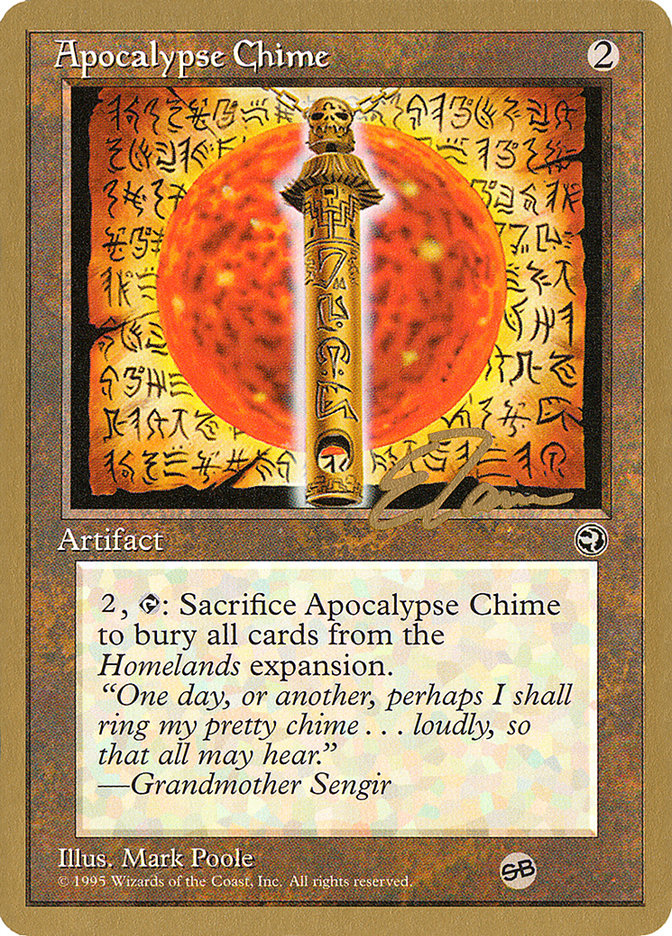 Apocalypse Chime (Eric Tam) (SB) [Pro Tour Collector Set] | Tabernacle Games