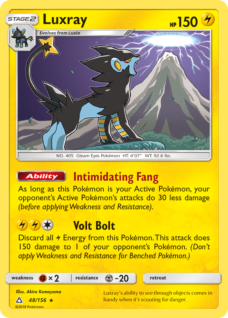 Luxray (48/156) [Sun & Moon: Ultra Prism] | Tabernacle Games