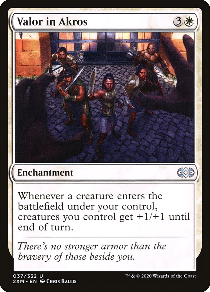 Valor in Akros [Double Masters] | Tabernacle Games