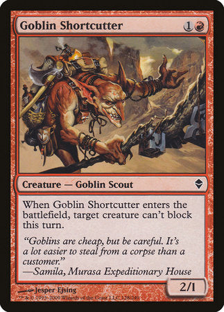 Goblin Shortcutter [Zendikar] | Tabernacle Games