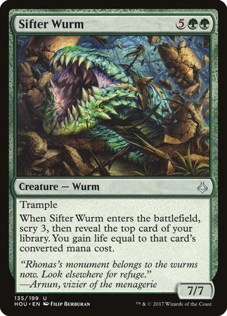 Sifter Wurm [Hour of Devastation] | Tabernacle Games