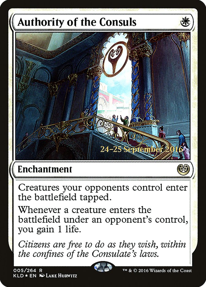 Authority of the Consuls  [Kaladesh Prerelease Promos] | Tabernacle Games