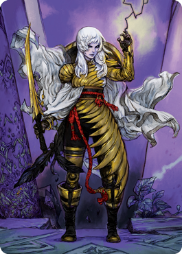 The Wandering Emperor 1 Art Card [Kamigawa: Neon Dynasty Art Series] | Tabernacle Games