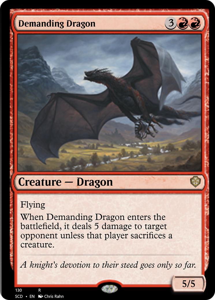 Demanding Dragon [Starter Commander Decks] | Tabernacle Games