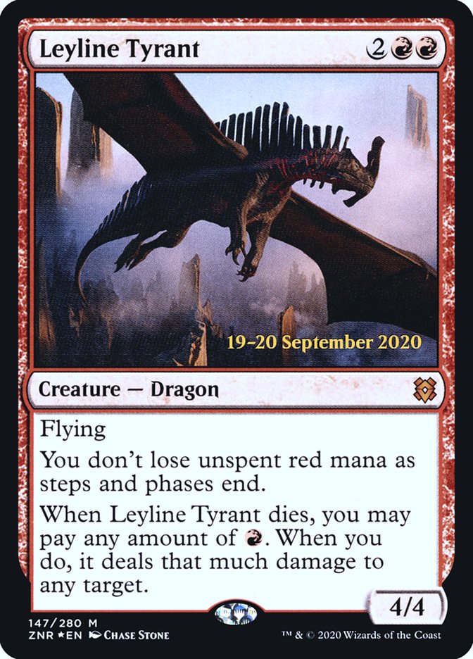 Leyline Tyrant  [Zendikar Rising Prerelease Promos] | Tabernacle Games