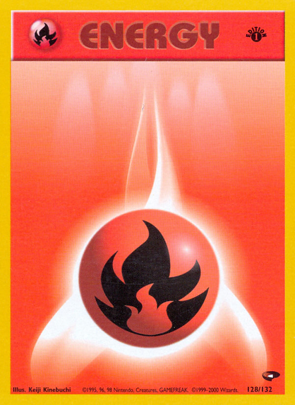 Fire Energy (128/132) [Gym Challenge 1st Edition] | Tabernacle Games