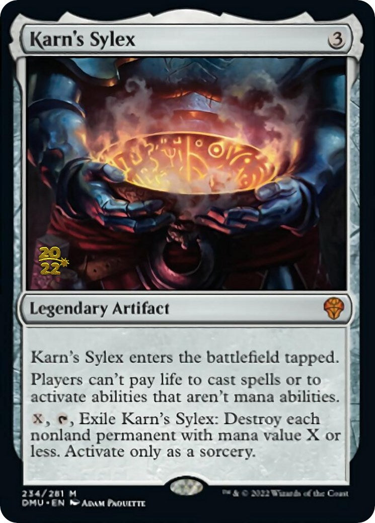 Karn's Sylex [Dominaria United Prerelease Promos] | Tabernacle Games