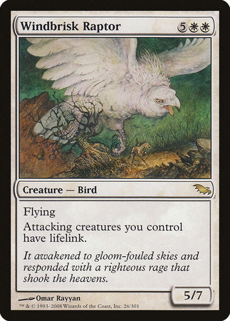 Windbrisk Raptor [Shadowmoor] | Tabernacle Games