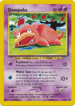 Slowpoke (73/111) [Neo Genesis Unlimited] | Tabernacle Games