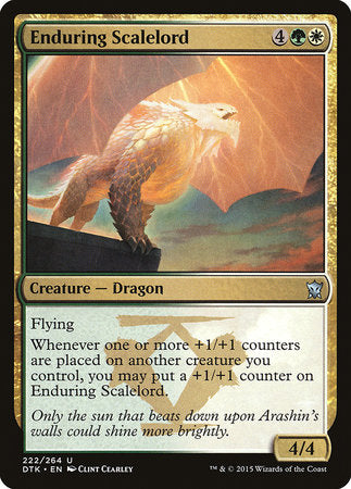 Enduring Scalelord [Dragons of Tarkir] | Tabernacle Games