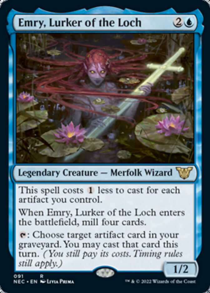 Emry, Lurker of the Loch [Kamigawa: Neon Dynasty Commander] | Tabernacle Games