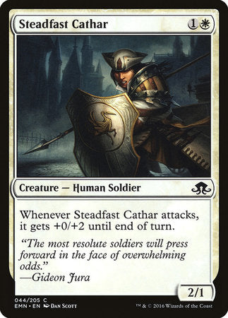 Steadfast Cathar [Eldritch Moon] | Tabernacle Games