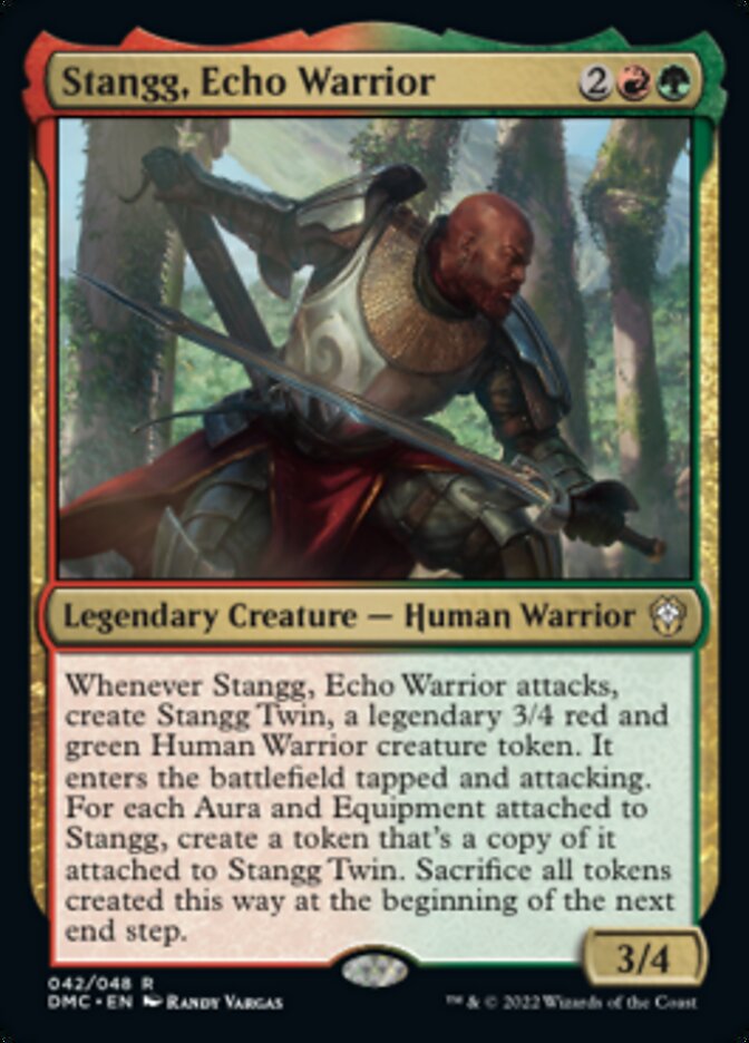 Stangg, Echo Warrior [Dominaria United Commander] | Tabernacle Games