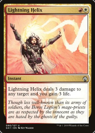 Lightning Helix [GRN Guild Kit] | Tabernacle Games