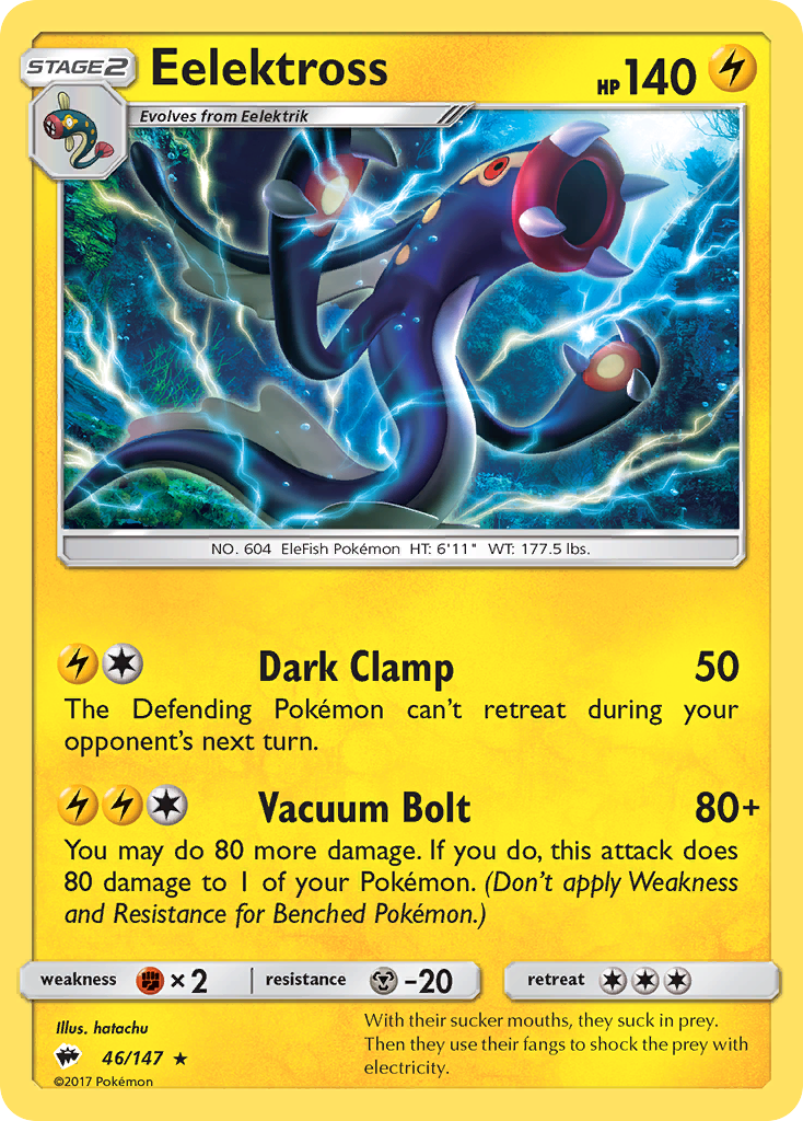Eelektross (46/147) [Sun & Moon: Burning Shadows] | Tabernacle Games