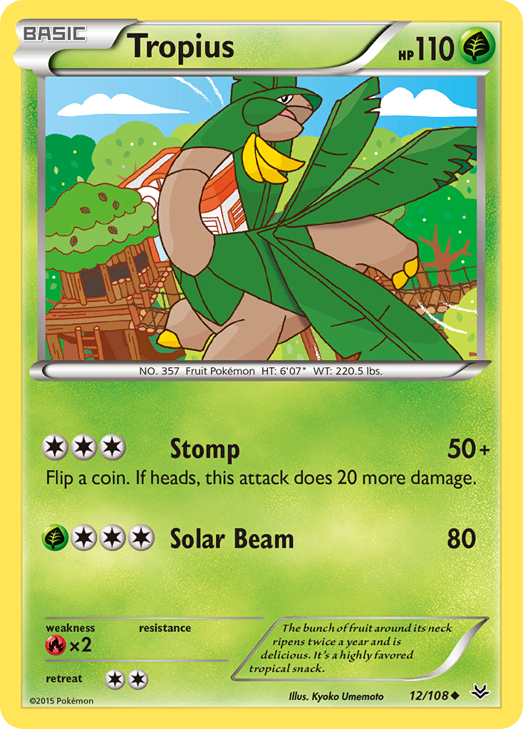 Tropius (12/108) [XY: Roaring Skies] | Tabernacle Games