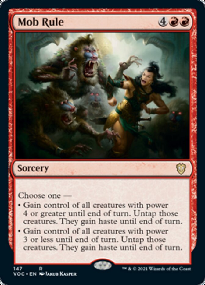 Mob Rule [Innistrad: Crimson Vow Commander] | Tabernacle Games