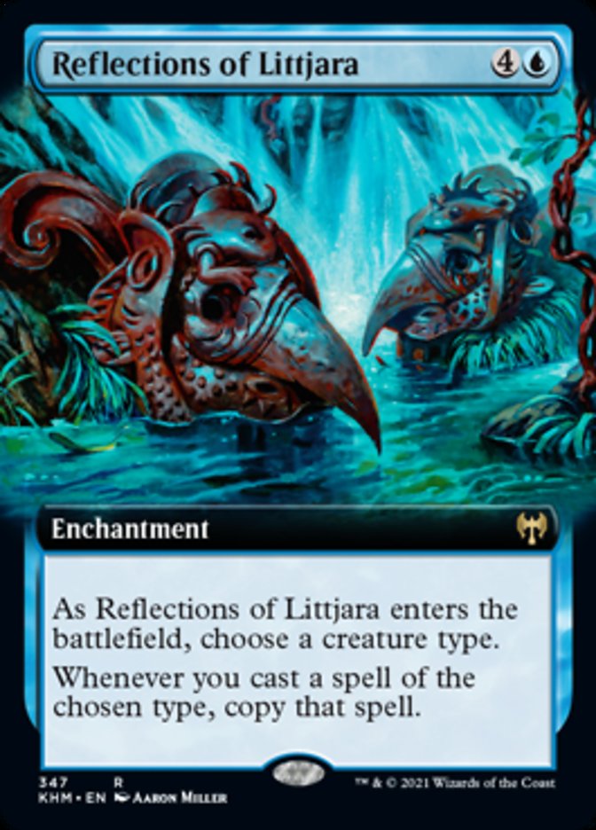 Reflections of Littjara (Extended Art) [Kaldheim] | Tabernacle Games