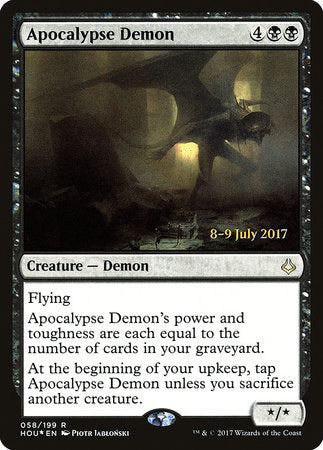 Apocalypse Demon [Hour of Devastation Promos] | Tabernacle Games
