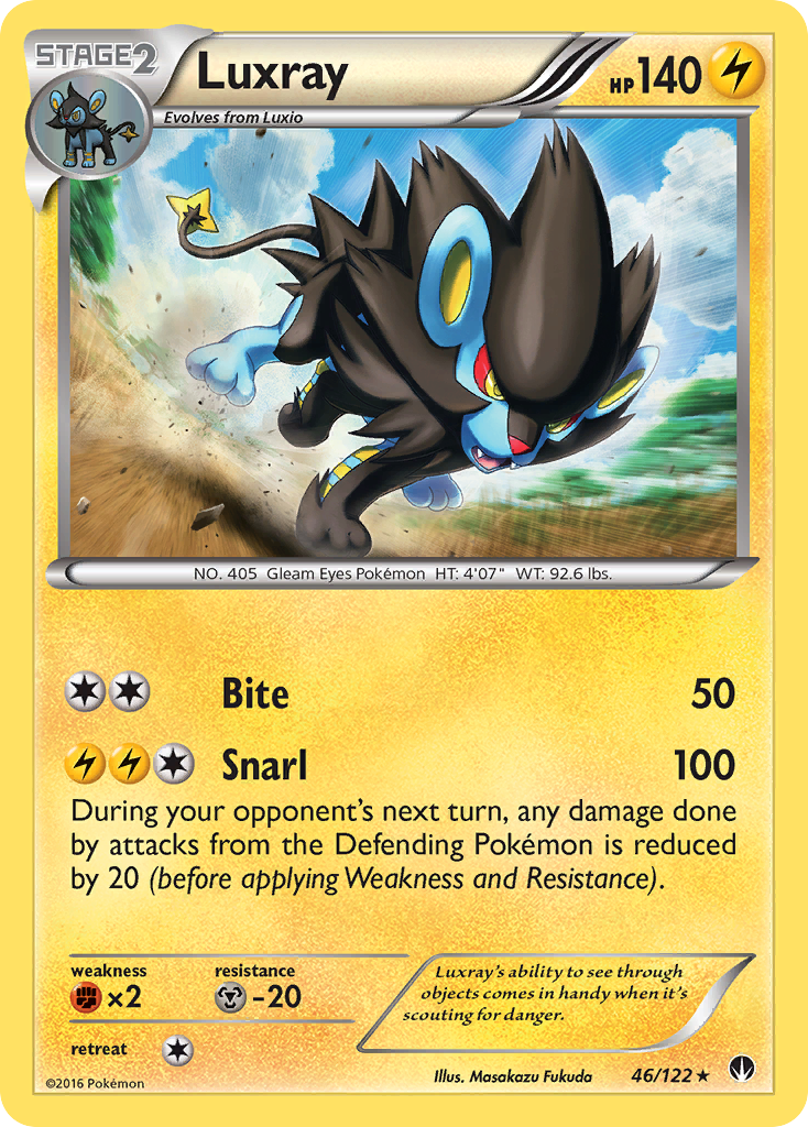 Luxray (46/122) [XY: BREAKpoint] | Tabernacle Games