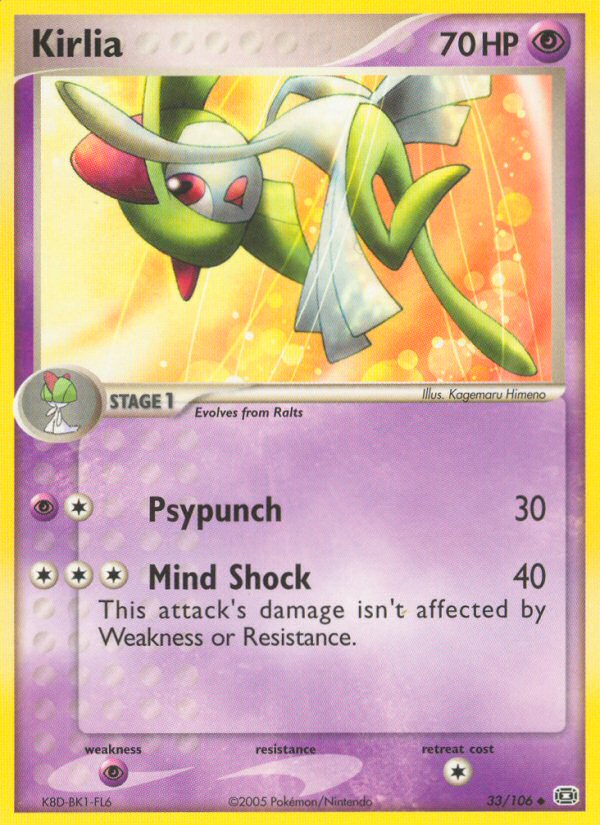 Kirlia (33/106) [EX: Emerald] | Tabernacle Games
