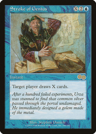 Stroke of Genius [Urza's Saga] | Tabernacle Games