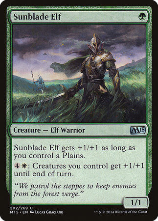 Sunblade Elf [Magic 2015] | Tabernacle Games