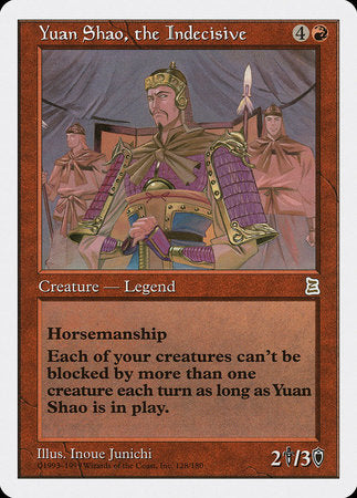 Yuan Shao, the Indecisive [Portal Three Kingdoms] | Tabernacle Games